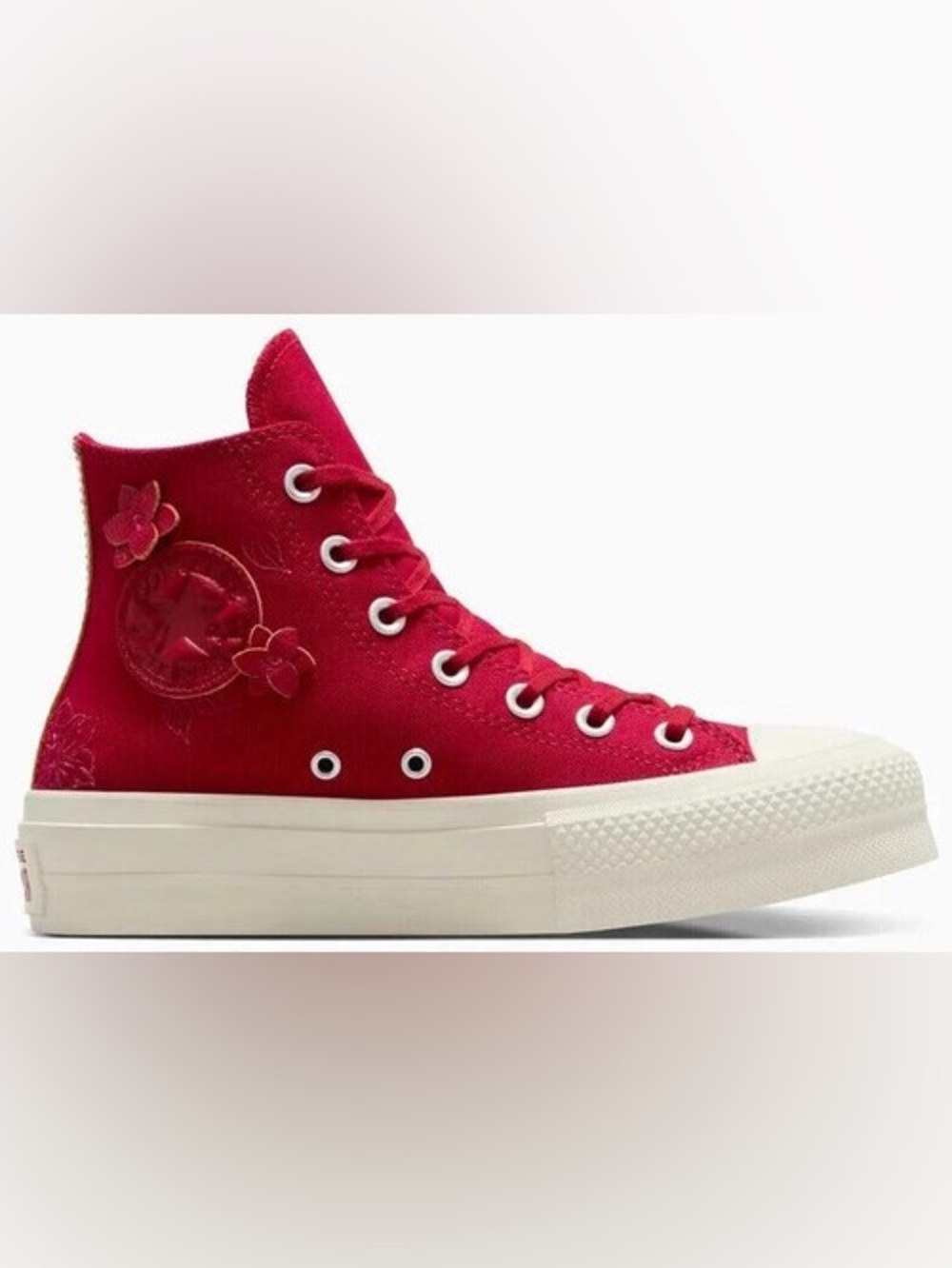 Converse Women Lift 3D Floral High Top Sneakers